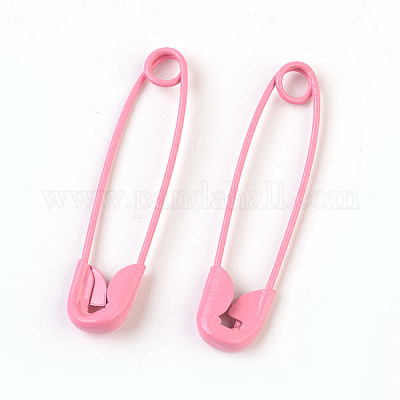 アイアン製安全ピン  ピンク  30x7x2mm  ピン：0.7mm&nbsp;IFIN-F149-E15-1