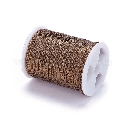 ポリエステルメタリック糸  シエナ  1mm  約7ヤード/ロール&nbsp;OCOR-G006-02-1.0mm-09-1