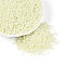 Glass Seed Beads, Ceylon, Round, Green Yellow, 12/0, 2mm, Hole: 1mm, about 30000pcs/pound