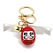 Resin Keychain, Dharma, Red, Pendant: 55mm