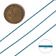 ポリエステルワックスコード  ビードコード  ダークシアン  0.5mm  約169.51~174.98ヤード（155~160m）/ロール&nbsp;YC-0.5mm-110-4