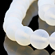 オパールビーズ連売り  艶消し  ラウンド  6mm  穴：1mm  約63個/連  15.5インチ&nbsp;G-T106-338-2