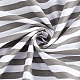 縞模様の綿織物  長方形  淡い茶色  1000x1600x0.2mm&nbsp;DIY-PH0037-96E-6