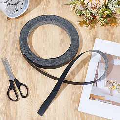 10m PVCプラスチックエッジングバンド  キャビネット修理用  家具の修復  ブラック  21x1.5mm&nbsp;DIY-GF0013-08B