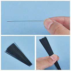 ニードルフェルト工芸用プラスチック模造動物のひげ900個。  ブラック  70x0.1mm&nbsp;DIY-CY0002-72A