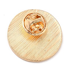 エナメルピン  バックパック服用のライトゴールド合金バッジ  バレーボール  24.5x2mm&nbsp;LS-JEWB-A013-04C