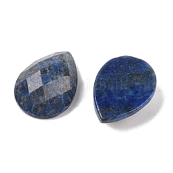 天然石ラピスラズリカボション  ティアドロップ  多面カット  18x13x5mm&nbsp;G-C146-04K