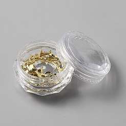 合金ラインストーンカボション  ネイルアートの装飾の付属品  手紙 a`z  ゴールドカラー  5~6.1x4.4~8x1.5mm  26個/セット&nbsp;MRMJ-WH0070-45G
