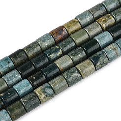 天然寿山翡翠ビーズ連売り  コラム  6~6.5x6~6.5mm  穴：1.2mm  約61~62個/連  15.16~15.39''（38.5~39.1センチメートル）&nbsp;G-T141-91A