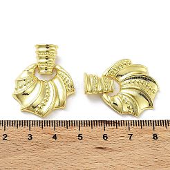 真鍮チャーム  カドミウムフリー＆鉛フリー  花  16KGP本金メッキ  31x25x4mm  穴：5x2mm&nbsp;KK-K353-09G