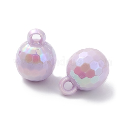 アクリルパーツ  虹色の  ABカラーメッキ  ボール  インディアンレッド  21.5x15.5~16mm&nbsp;LS-MACR-D059-03