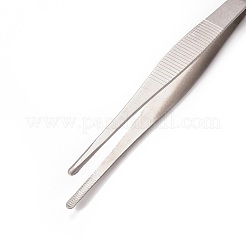 ステンレスピンセット  ステンレス鋼色  181x11.5mm&nbsp;TOOL-WH0079-43E