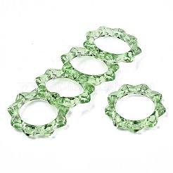 透明アクリル指輪  太陽  ライムグリーン  usサイズ8（18.1mm）&nbsp;LS-RJEW-T010-04D