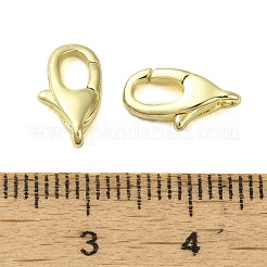真鍮カニカン  カドミウムフリー＆ニッケルフリー＆鉛フリー  ゴールドカラー  12x6x3mm  穴：1.2mm&nbsp;KK-B089-20A-G