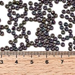 トーホー 8/0ラウンドビーズ  日本製シードビーズ  （メタリックアイリスパープル85)個  3mm  穴：1mm  約1110個/50g&nbsp;SEED-XTR08-0085