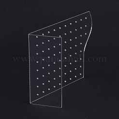 アクリルイヤリングディスプレイフレーム  L字型  透明  4.65x10x13.2cm&nbsp;EDIS-F005-10B