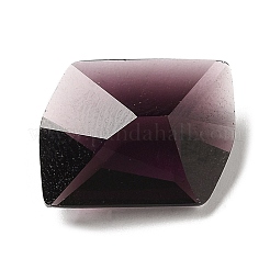 ポイントガラスラインストーンカボション  多面カット  ポリゴン  ミックスカラー  17x13x7.5~8mm&nbsp;GLAA-B012-48B