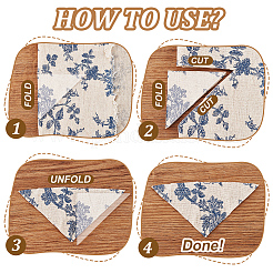 アクリルキルティングテンプレート  パッチワークステンシル  三角形  透明  26~92x43~183x3mm  6個/セット&nbsp;AJEW-WH0332-68