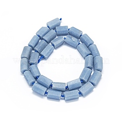 天然アンジェライトビーズ連売り  艶消し  ナゲット  12x7~8mm  穴：0.7mm  約30個/連  16.54''（42センチメートル）&nbsp;G-O170-105