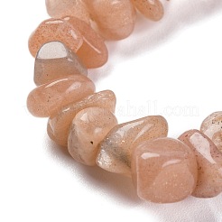 天然マルチムーンストーンチップビーズ連売り  5~8x5~8mm  穴：1mm  約31.5インチ&nbsp;G-M205-19A