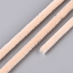 パイプクリーナー  DIYシェニールステム見掛け倒しガーランドクラフトワイヤー  湯通しアーモンド  300~305x5~7mm  約95~100ストリップ/バンドル&nbsp;AJEW-ZX009-08A-23