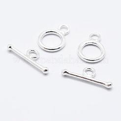 925スターリングシルバーマンテル  リング  銀  リング：12.5x9x1.5mm  穴：2mm  バー：15~16.5x6x2mm  穴：2mm&nbsp;STER-K167-078S