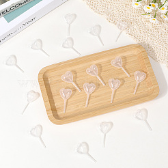 プラスチック製の使い捨て移し替えピペット  目薬  送液用  透明  ハート  52.5x26x15mm  容量：4ml（0.14fl.oz）&nbsp;FIND-WH20020-261C