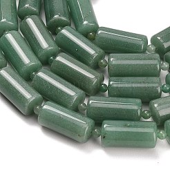 天然石グリーンアベンチュリンビーズ連売り  シリンダービーズ  コラム  シードビーズで  24.5~25x11~12mm  穴：0.9~1mm  約14個/連  15.75''（40センチメートル）&nbsp;G-B178-I01-01
