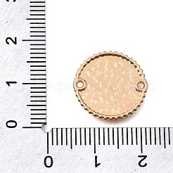 合金エナメルコネクタチャーム  文字リンク付きコイン  ブラック  ライトゴールド  16x16.5x1.5mm  穴：1.2mm&nbsp;FIND-E049-01KCG