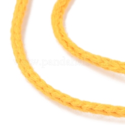 コットン糸  DIYの工芸品について  ギフトラッピングとジュエリー作り  ゴールド  3mm  約150m /ロール&nbsp;OCOR-F013-08