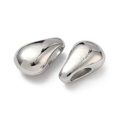 合金ペンダント  ティアドロップチャーム  プラチナ  21.5x13.5x10mm  穴：9x5mm&nbsp;PALLOY-P317-12P