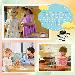 8セット2色のDIYプラスチックミニチュアキッチン用品セット  子供用キッチン食器玩具  ミックスカラー  14~55x7~37x3~17mm  穴：1~2mm  10個/セット  4セット/カラー&nbsp;AJEW-GA0003-99