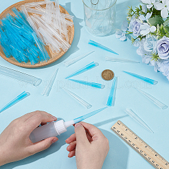 600個 2色プラスチックラボピペットチップ  液体ピペットノズルチップアクセサリー  ラボ用品用  ミックスカラー  70x9.5mm  内径：7.5mm  300個/カラー&nbsp;TOOL-BC0003-46