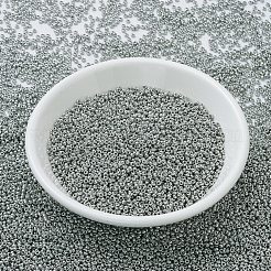 MIYUKIラウンドロカイユビーズ  日本製シードビーズ  11/0  （rr194)パラジウムメッキ  2x1.3mm  穴：0.8mm  約1100PCS /ボトル  10 G /ボトル&nbsp;SEED-JP0008-RR0194