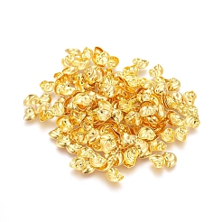 合金カボション  ネイルアートの装飾の付属品  らせん状のシェル形状  ゴールドカラー  5x4x1mm  約450~500個/袋&nbsp;MRMJ-WH0059-57