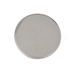 304ステンレススチールカフリング部品  ベゼルカップリングのセッティング  フラットラウンド  ステンレス鋼色  トレイ：32mm  3mm  調整可能&nbsp;STAS-D372-07P-10