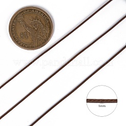 韓国のワックスポリエステルコード  サドルブラウン  1mm  約85ヤード/ロール&nbsp;YC1.0MM-90