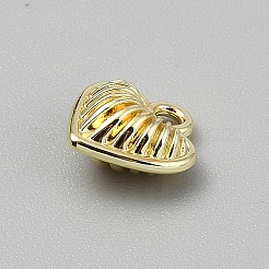 合金ペンダント  ハートチャーム  ライトゴールド  11x10x5mm  穴：1.5mm&nbsp;FIND-CJC0016-48D-LG