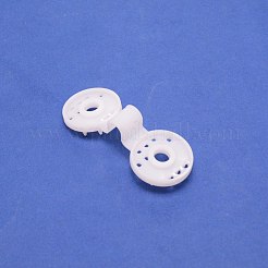 日よけ布プラスチッククリップ  シェーディングネットクリップ  ホワイト  101x38.5x23mm  穴：10mm&nbsp;KY-WH0045-16B