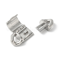 316サージカルステンレススチール留め具  オーバル  ステンレス鋼色  20.5x8.5x4mm  穴：3x3.5mm&nbsp;STAS-H234-03P-03