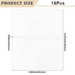 長方形の紙製額縁アクセサリー  壁の装飾用の DIY フォトフレーム  ホワイト  304x252x1mm&nbsp;AJEW-WH20048-32A-05