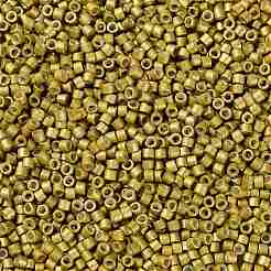 MIYUKIデリカビーズ  シリンダー  日本製シードビーズ  11/0  （db1164)亜鉛メッキマットゼスト  1.3x1.6mm  穴：0.8mm  約2000PCS /ボトル  10 G /ボトル&nbsp;SEED-JP0008-DB1164