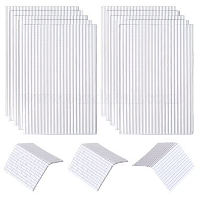 塩ビシート  長方形  ホワイト  298x198x2.2mm&nbsp;DIY-WH0622-688B-1