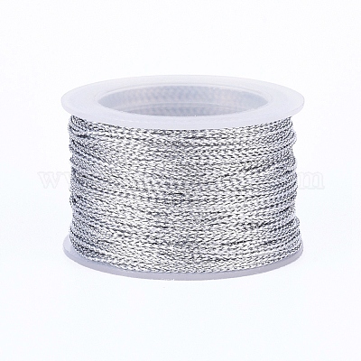 ナイロンメタリックコード  銀  1mm  約20m /ロール&nbsp;MCOR-E002-11-1