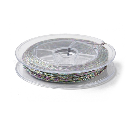 ポリエステルメタリック糸  魚糸入り  ラウンド  カラフル  1mm&nbsp;OCOR-D301-05-1