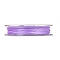Strong Stretchy Beading Elastic Thread, Flat Elastic Crystal String, Lilac, 0.8mm, about 10.93 yards(10m)/roll