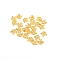Alloy Charms, Bees, Golden, 9.5x11x2mm, Hole: 1.6mm