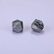 Hexagonal Silicone Beads, Silver, 23x17.5x23mm, Hole: 2.5mm