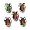 Glass Beads, Temperature Sensing Color Changing Beads, Tulip, Clear, 15x11.5x5.5mm, Hole: 1.3mm