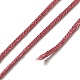ポリエステル刺繍糸  クロスステッチの糸  インディアンレッド  2mm  10 M /バンドル&nbsp;OCOR-C005-B11-3